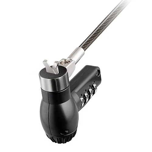 Multifunctional Laptop Lock Compatible with T-Bar, Nano Slot, and Wedge