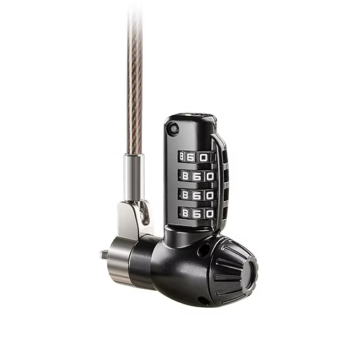 Multifunctional Laptop Lock Compatible with T-Bar, Nano Slot, and Wedge