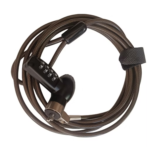 Multifunctional Laptop Lock Compatible with T-Bar, Nano Slot, and Wedge